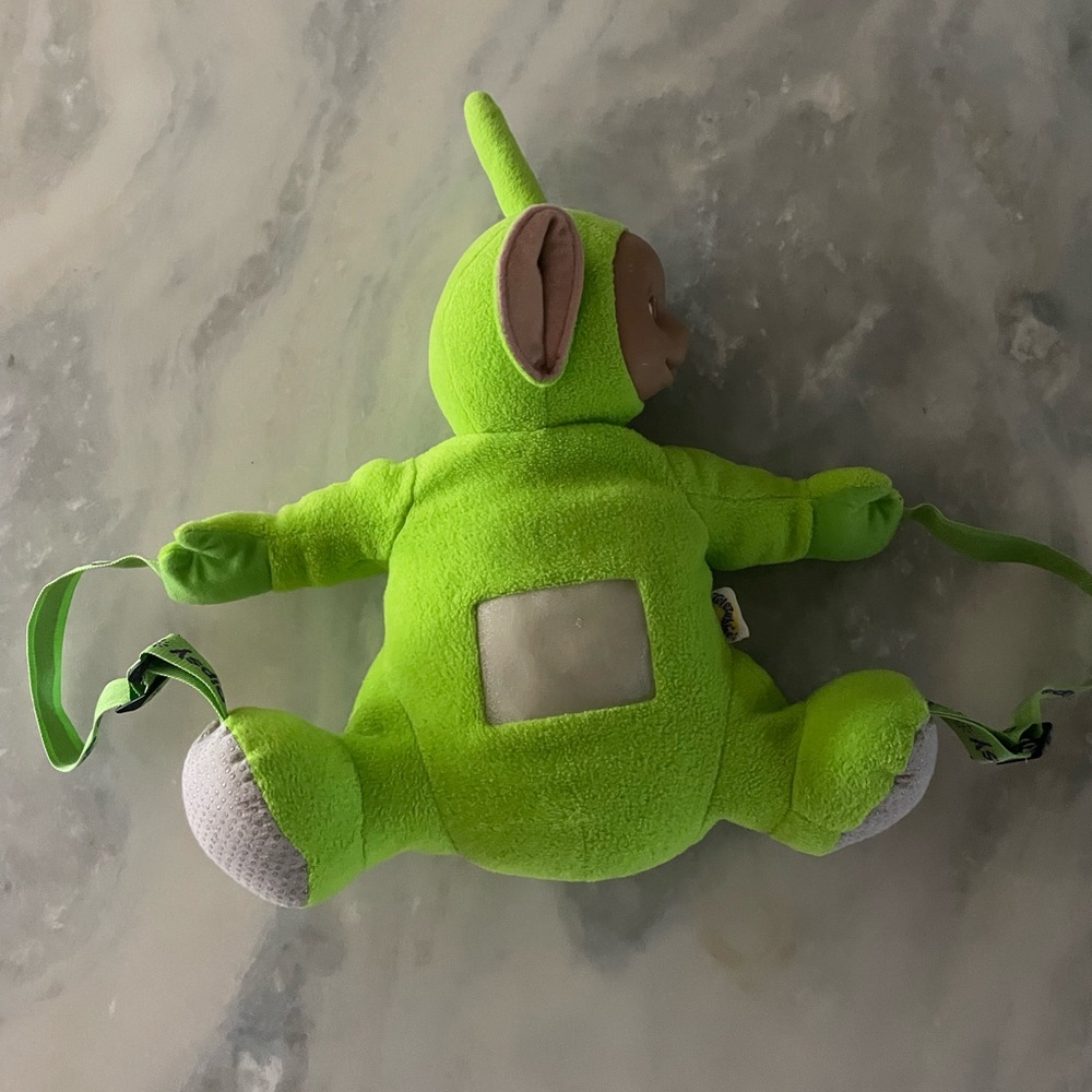 Green Plush Toy with Straps